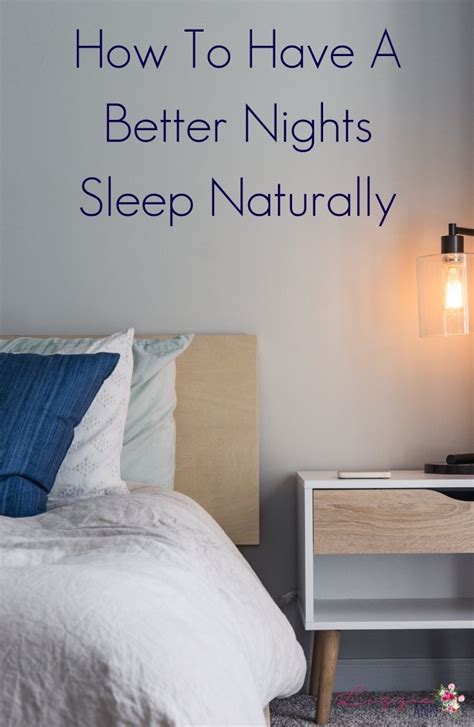 How To Have A Better Nights Sleep Naturally Gut Health Mama Lizzie Ann