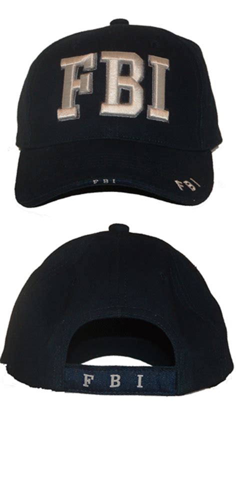 FBI 3-D embroidered cap - NYFirePolice.com