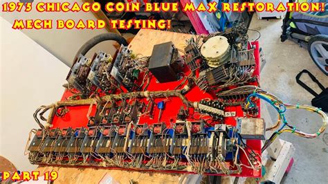 Will The Mech Board Explode Part 19 1975 Chicago Coin Blue Max Pinball Machine Restoration