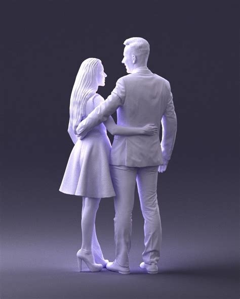 Young Couple 0002 3d Print Ready 3d Model 3d Printable Cgtrader