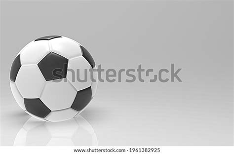 D Soccer Ball Rendering Background Stock Illustration