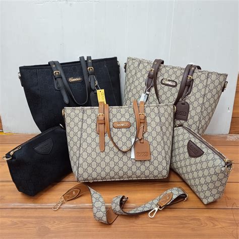 Jual TAS GUCCI TOTE JOLLY KANVAS SET DOMPET SUPER Shopee Indonesia