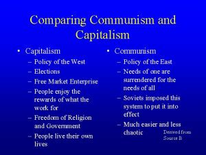 Communism Vs Capitalism Quotes. QuotesGram