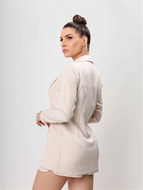 blazer Cléo nude AERREE