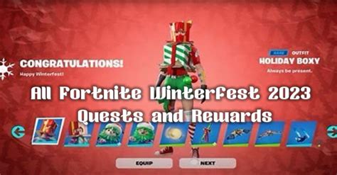 All Fortnite Winterfest Quests And Rewards