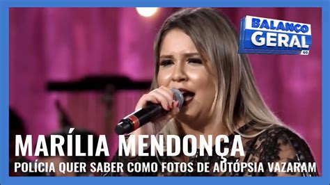 Mar Lia Mendon A Pol Cia Quer Saber Como Fotos De Aut Psia Vazaram