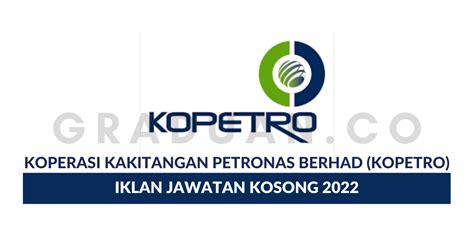 Permohonan Jawatan Kosong Koperasi Kakitangan Petronas Berhad Kopetro