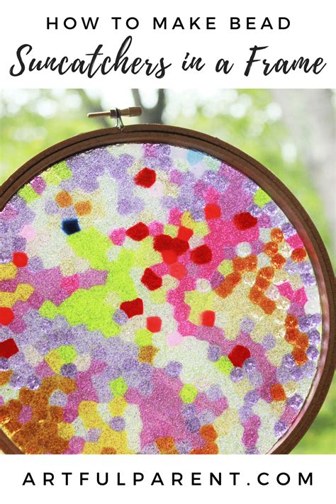 How To Make Bead Suncatchers In A Frame