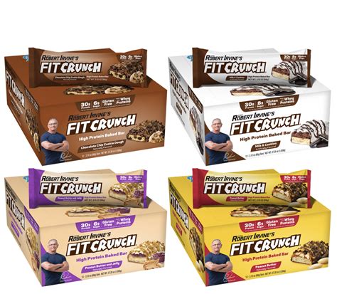 Robert Irvines Fit Crunch Whey Protein Baked Bar