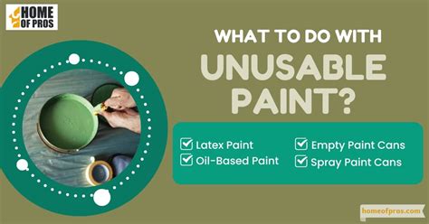 How To Dispose Of Paint Home Of Pros