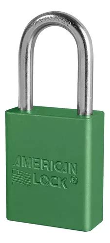 Master Lock A Grn Candado De Seguridad Verde De Aluminio Env O Gratis