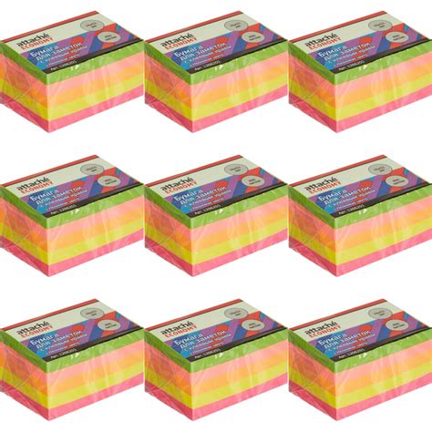Attache Economy Стикеры 76x51 мм, 5 неоновых цветов, 9 уп - купить с ...
