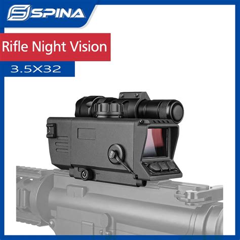 Spina Optics Mira Telesc Pica Digital Para Rifle Visor Con Ret Cula Bdc