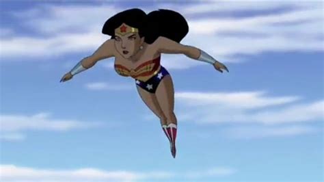 Wonder Woman Justice League Unlimited Flying