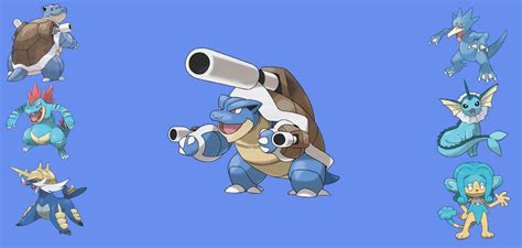 Mega Evolution Team: Mega Blastoise (Remake) by Frylock921 on DeviantArt