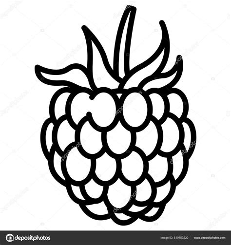 Raspberry Icon Vector Illustration Stock Vector By Icongeek