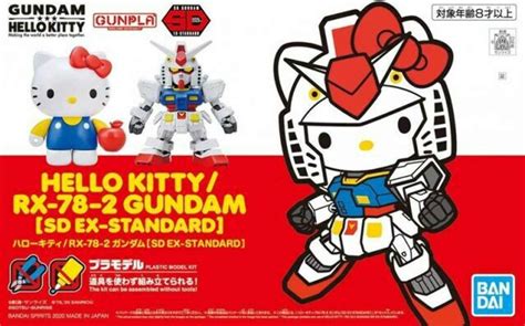 Gundam Hello Kitty Ex 8 2 Gndam Ex Standard Model Kit Amazon Fr