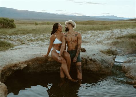 Magical Hot Springs Couples Session In Mammoth Lakes