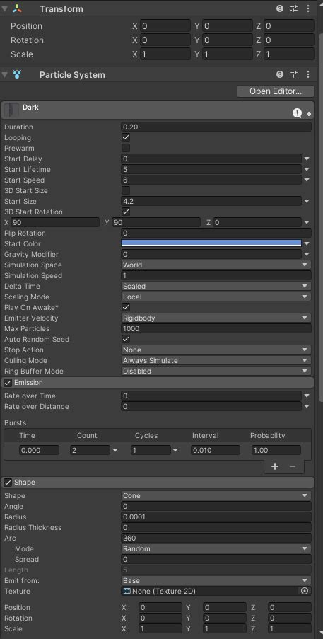 Rotate A Particle System In World Scope Unity Stack Overflow