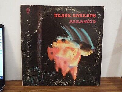 Black Sabbath Paranoid Vinyl Album Warner Bros Green Wb Label