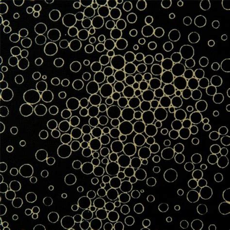 Remnant X Cm Black Cream Outline Bubbles By Alexander Henry