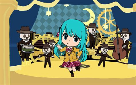 Hatsune Miku Skeleton Orchestra and Lilia by SpecialKatherine10 on ...