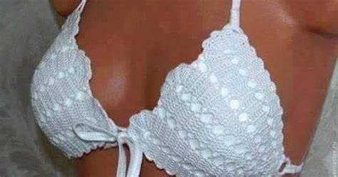 Como Hacer Un Top Bikini Blanco A Crochet Paso A Paso How To Crochet