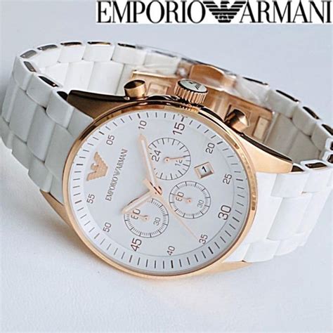 ランク Emporio Armani Emporio Armani ホワイト 腕時計の通販 By Renmashop｜エンポリオアルマーニ