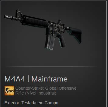 M4A4 Mainframe Exterior Testada Em Counter Strike 2 Skins GGMAX