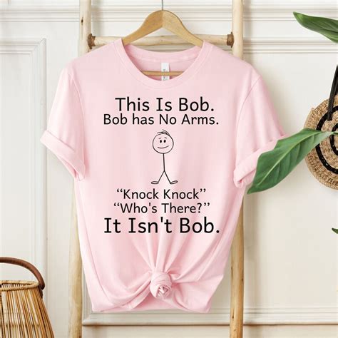 This Is Bob Bob Has No Arms Knock Knock Who S There It Etsy