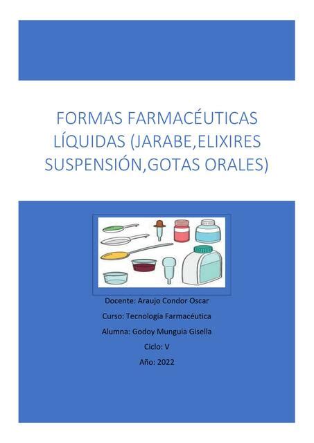 Formas Farmacéuticas Líquidas Patricia Godoy uDocz