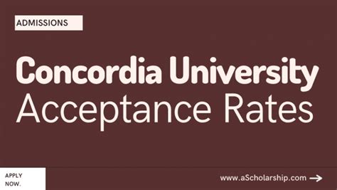 Concordia University Scholarships 2023 2024 With Good Acceptance Rate A Scholarship Fully