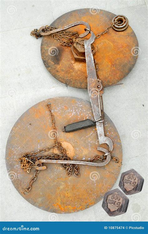 Vintage weighing scale stock photo. Image of iron, retired - 10875474