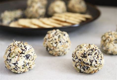 Everything Bagel Goat Cheese Balls Food And Recipes