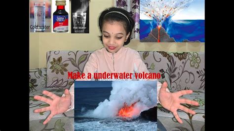 How To Make An Underwater Volcano Erupt Science Experiment Youtube