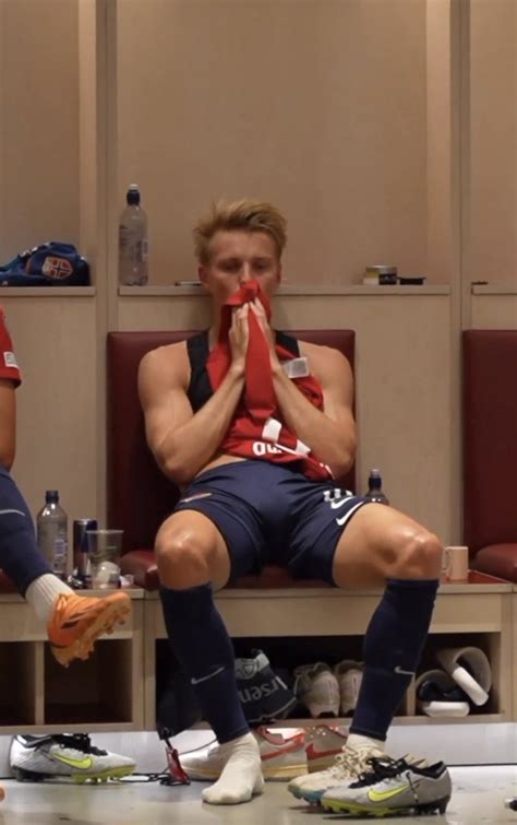 Hot Footballers on Twitter Martin Ødegaard impressive bulge