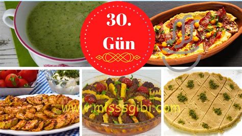 30 Gün İftar Menüsü MisssGibi Yemek Tarifleri