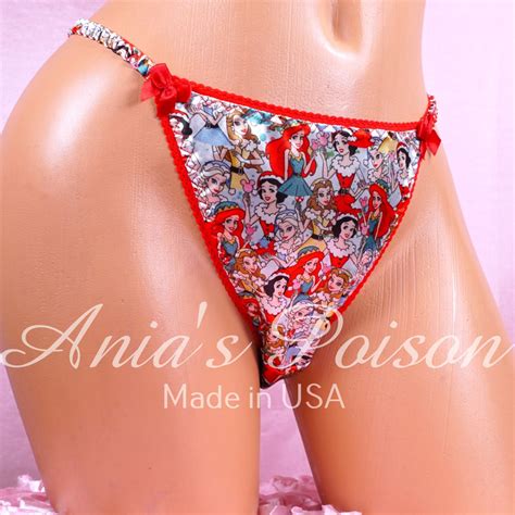 Christmas Satin Panties Lace Duchess Sissy Panties Holiday Princess