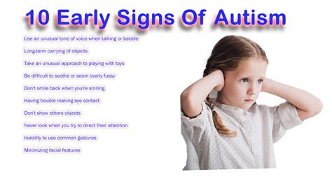 10 Signs Of Autism Autismcare Nepal Society