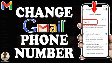 How To Change Google Or Gmail Account Phone Number Simple Easy