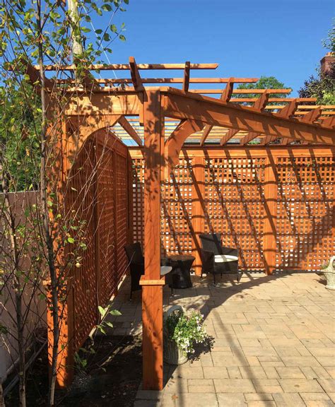 Triangle Pergola Kits Western Red Cedar Nationwide Shipping