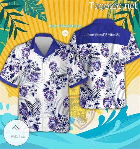 Johor Darul Ta'zim FC Logo Aloha Shirt - BiShop - Tagotee