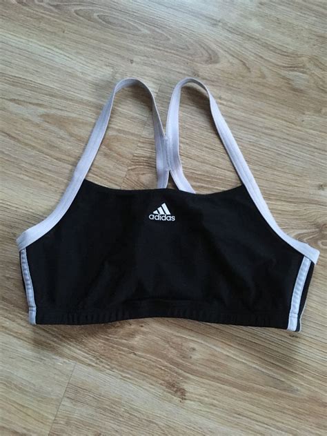 Stanik Top Adidas L Czarny G Ra Od Bikini Stroju Biustonosz K Pielo