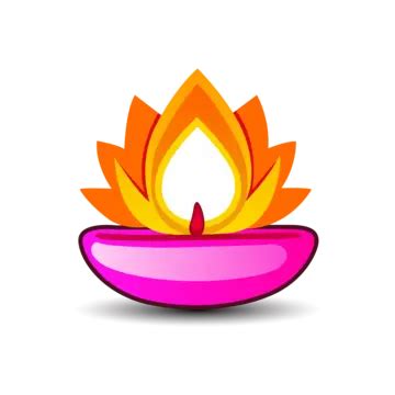 Diya Colorful Rangoli Diwali Festivals In India Vector Colorfull Happy