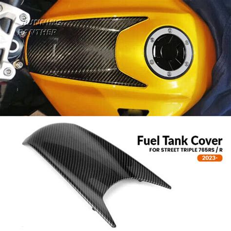 Motorcycle Carbon Fiber Fuel Tank Panels Cover For Street Triple 765RS