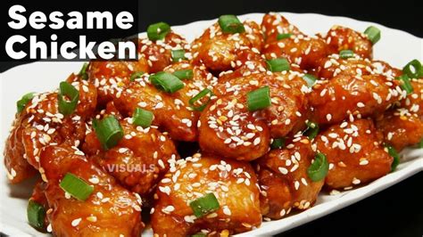 Sesame Chicken Sesame Chicken Recipe How To Make Sesame Chicken Viva Recipes