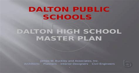 Pptx Dalton Public Schools Dalton High School Master Plan Dokumentips