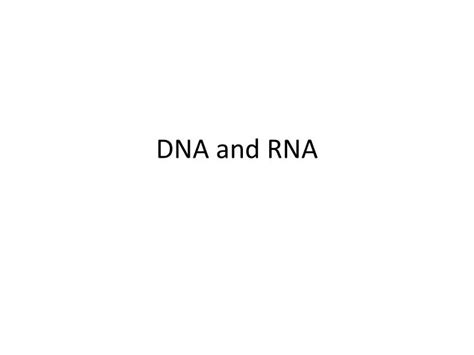 Ppt Dna And Rna Powerpoint Presentation Free Download Id2406910