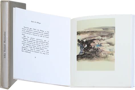 Zao Wou Ki Illustrated Book Illuminations 1966 Arthur Rimbaud