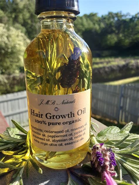 Organic Hair Growth Oil - Etsy